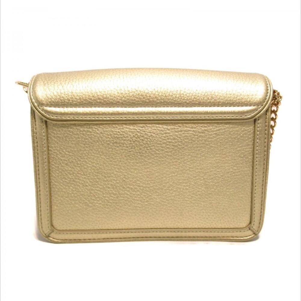 Tory Burch Chain Mini Shoulder Crossbody Bag Gold Hardware Leather - Picture 3 of 12